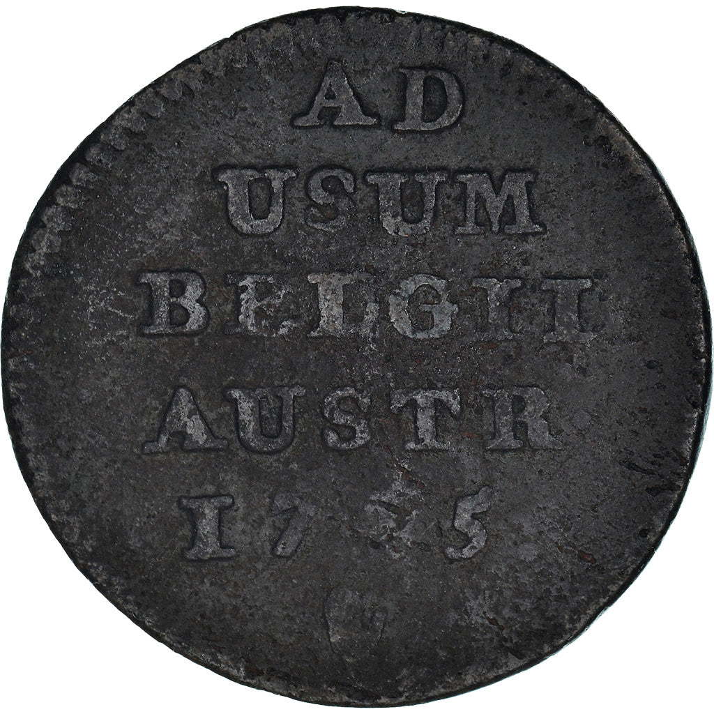Coin, AUSTRIAN NETHERLANDS, Maria Theresa, Liard, Oord, 1745, Anvers, VF(20-25)
