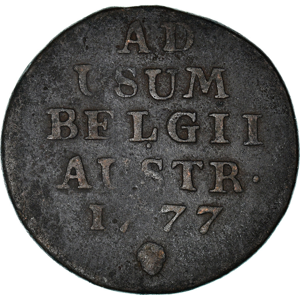 Münze, AUSTRIAN NETHERLANDS, Maria Theresa, Liard, Oord, 1777, Brussels, S+