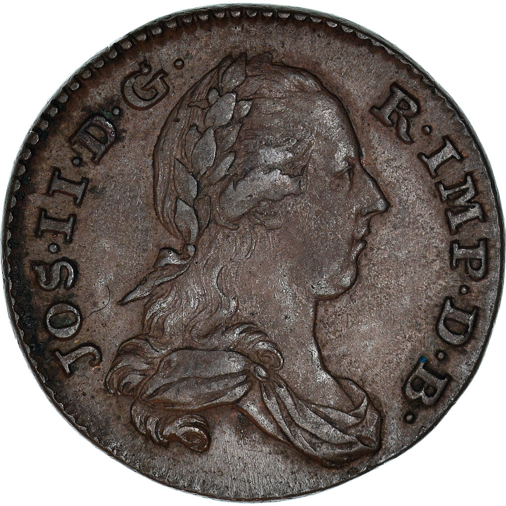 Moneta, Paesi Bassi austriaci, Joseph II, Liard, Oord, 1788, Brussels, BB+