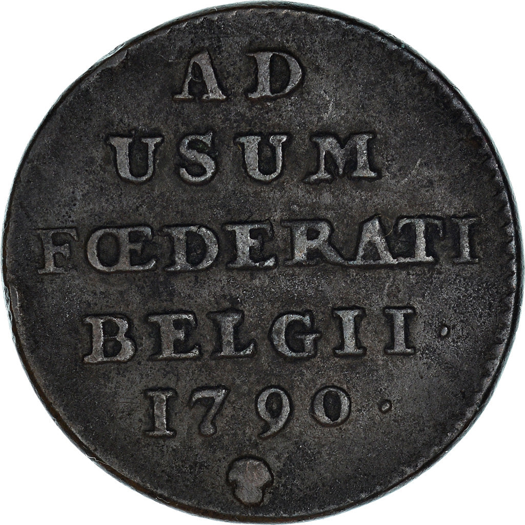 Münze, AUSTRIAN NETHERLANDS, Liard, Oord, 1790, Brussels, SS, Kupfer, KM:44