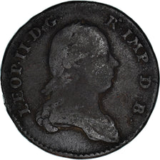 Coin, AUSTRIAN NETHERLANDS, Leopold II, Liard, Oord, 1792, Brussels, VF(20-25)