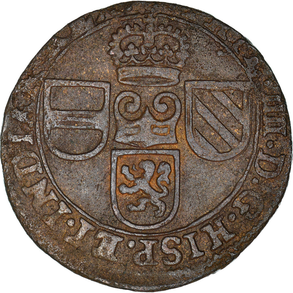Coin, Spanish Netherlands, BRABANT, Philip IV, Liard, 12 Mites, 1643, Brabant