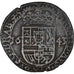 Monnaie, Pays-Bas espagnols, BRABANT, Philippe IV, Liard, 12 Mites, 1643