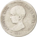 Spagna, Alfonso XIII, Peseta, 1891, B+, Argento, KM:691