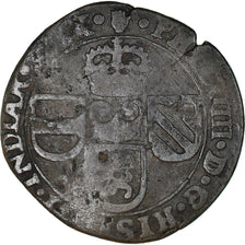 Coin, Spanish Netherlands, BRABANT, Philip IV, Liard, 12 Mites, 1654, Antwerp