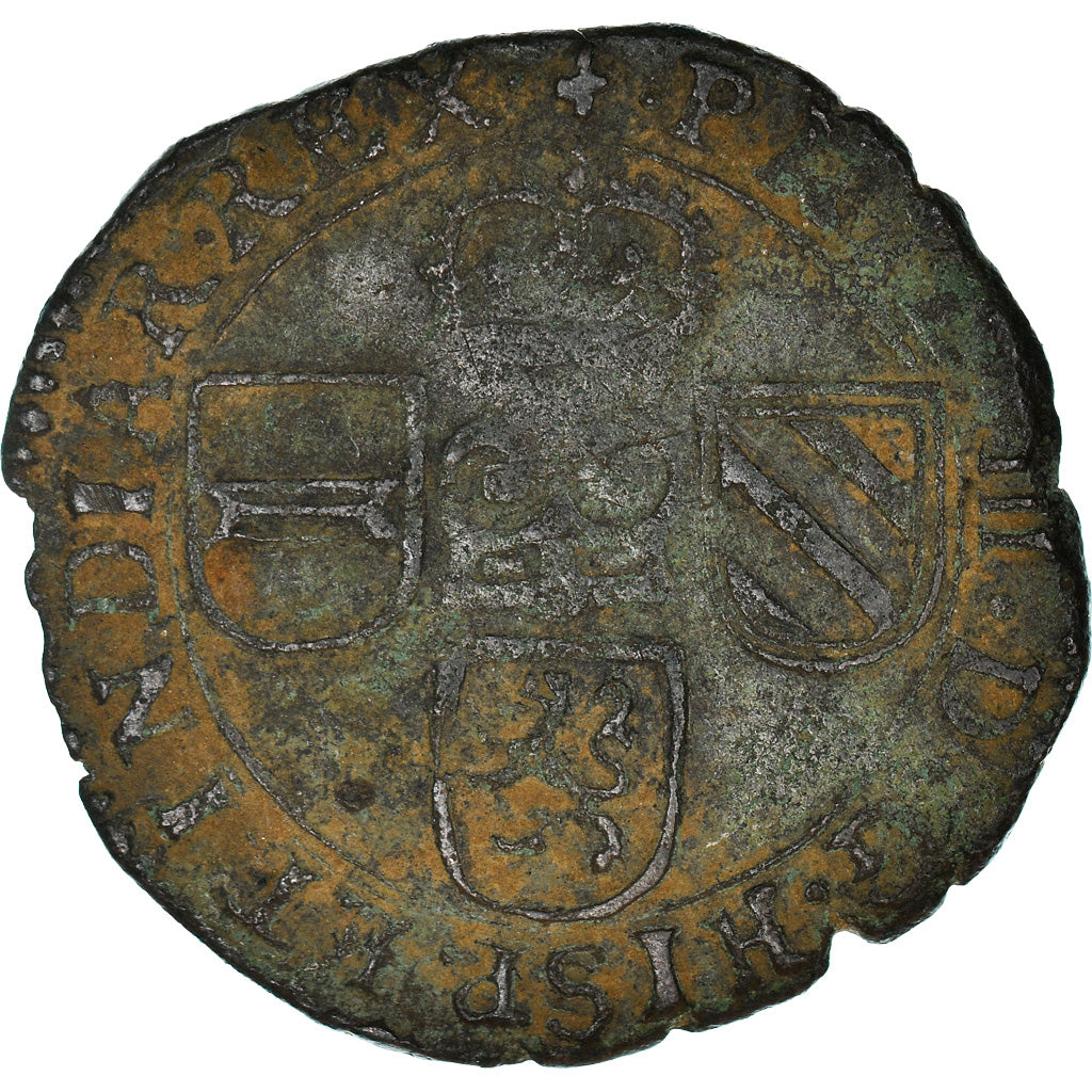 Coin, Spanish Netherlands, BRABANT, Philip IV, Liard, 12 Mites, 1656, Brabant