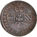Moneda, Países Bajos españoles, BRABANT, Charles II, Liard, 12 Mites, 1691