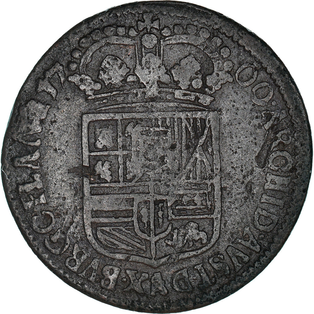Coin, Spanish Netherlands, Flanders, Charles II, Liard, 12 Mites, 1700, Bruges