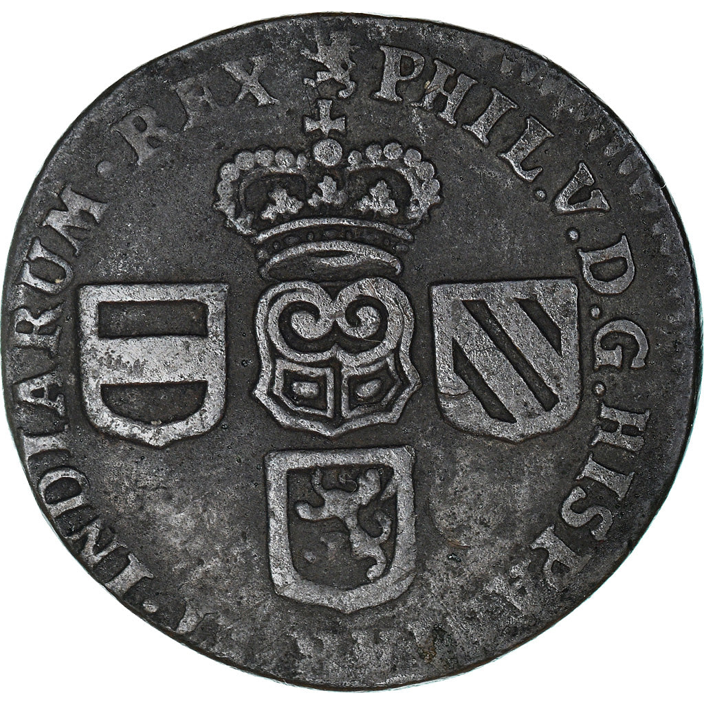 Münze, Spanische Niederlande, NAMUR, Philip V of Spain, Liard, 1709, Namur, S+