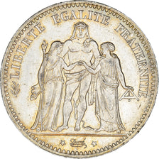 Coin, France, Hercule, 5 Francs, 1875, Paris, AU(55-58), Silver, KM:820.1