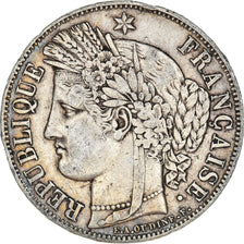 Monnaie, France, Cérès, 5 Francs, 1849, Paris, TTB, Argent, Gadoury:719