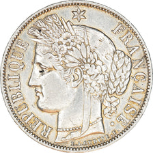Moneta, Francia, Cérès, 5 Francs, 1851, Paris, BB, Argento, KM:761.1