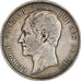 Moneda, Bélgica, Leopold I, 5 Francs, 5 Frank, 1858, BC+, Plata, KM:17