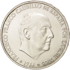 Monnaie, Espagne, Caudillo and regent, 100 Pesetas, 1966, TTB+, Argent, KM:797