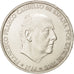 Monnaie, Espagne, Caudillo and regent, 100 Pesetas, 1966, TTB+, Argent, KM:797