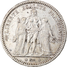 Coin, France, Hercule, 5 Francs, 1873, Bordeaux, VF(30-35), Silver, KM:820.2