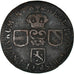 Münze, Spanische Niederlande, BRABANT, Charles II, Liard, 12 Mites, 1692