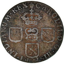 Coin, Spanish Netherlands, BRABANT, Charles II, Liard, 12 Mites, 1690, Brabant