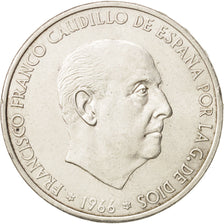 Spagna, Caudillo and regent, 100 Pesetas, 1966, SPL-, Argento, KM:797