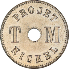 Moneta, Francia, Théodore Michelin, Centime, 1889, Paris, ESSAI, SPL+, Alpacca
