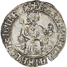 Coin, Italy, NAPLES, Robert d'Anjou, Carlin, Naples, AU(55-58), Silver