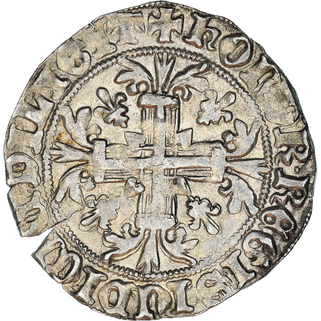Coin, Italy, NAPLES, Robert d'Anjou, Carlin, Naples, AU(55-58), Silver