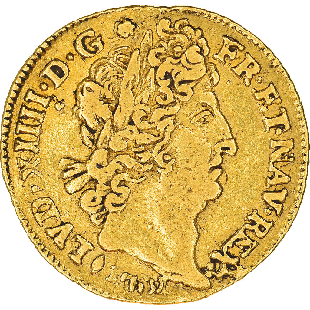 Moneta, Francia, Louis XIV, Louis d'or aux 8 L et aux insignes, Louis d'Or