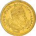 Coin, Ethiopia, Menelik II, 1/4 Werk, 1897, MS(60-62), Gold, KM:16