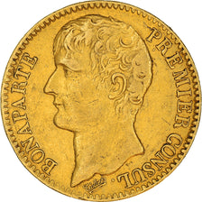 Moneta, Francja, Napoléon I, 40 Francs, An XI, Paris, EF(40-45), Złoto, KM:652