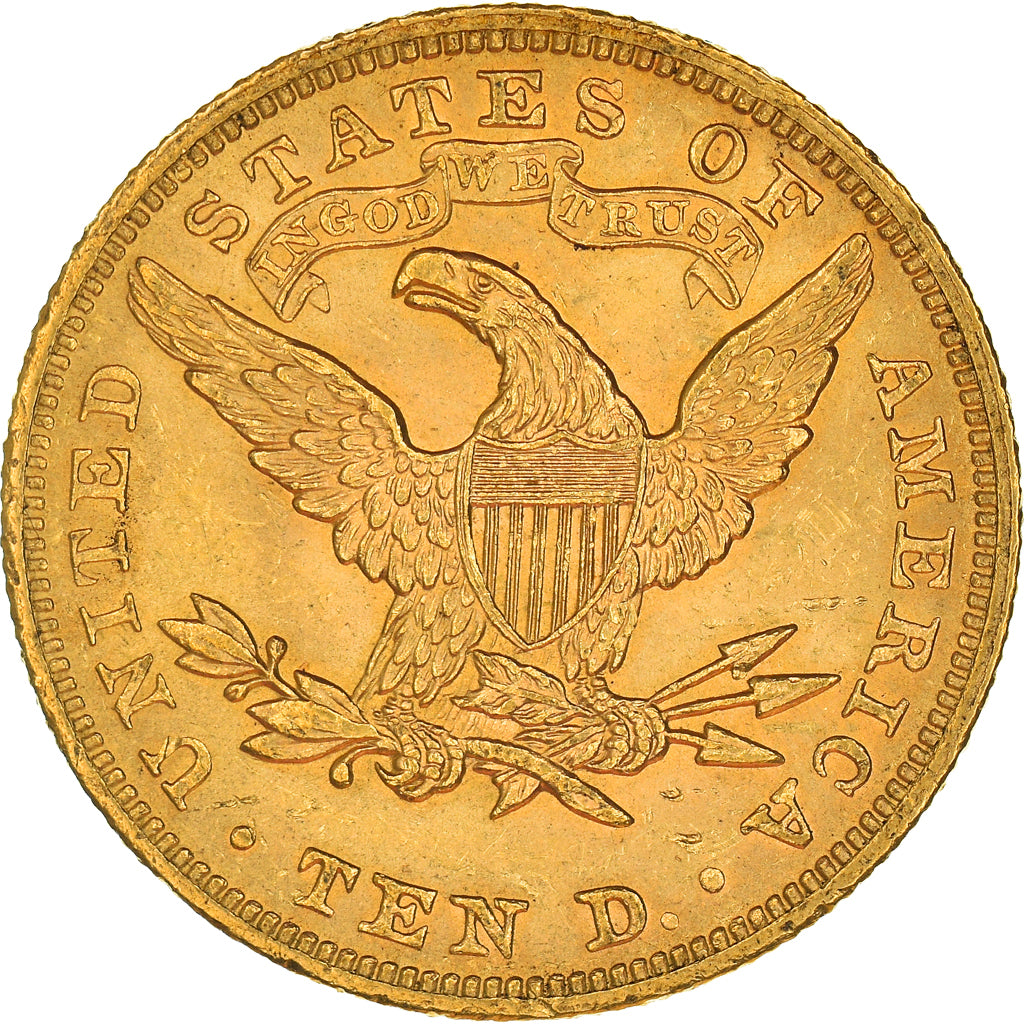 Coin, United States, Coronet Head, $10, Eagle, 1899, U.S. Mint, Philadelphia