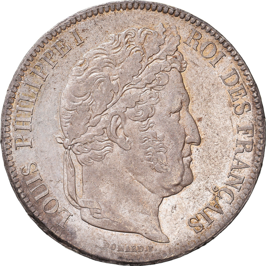 Coin, France, Louis-Philippe, 5 Francs, 1832, Lille, AU(55-58), Silver