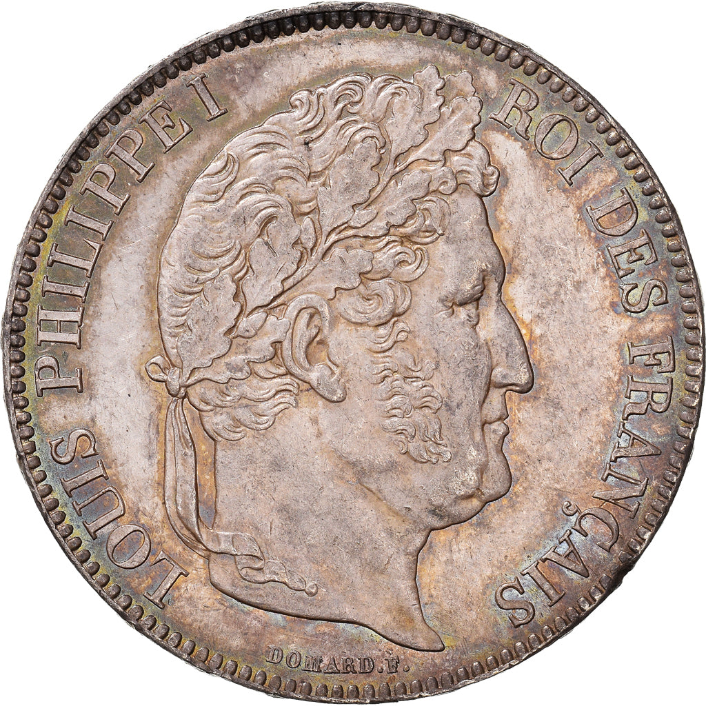 Moneda, Francia, Louis-Philippe, 5 Francs, 1834, Paris, EBC+, Plata, KM:749.1