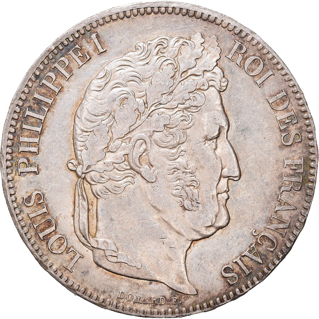 Moneta, Francia, Louis-Philippe, 5 Francs, 1835, La Rochelle, SPL-, Argento