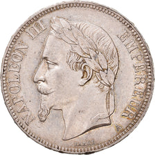 Moeda, França, Napoleon III, Napoléon III, 5 Francs, 1870, Paris, AU(50-53)