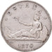 Monnaie, Espagne, Provisional Government, 5 Pesetas, 1870, Madrid, TTB, Argent