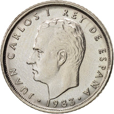 Moneta, Spagna, Juan Carlos I, 10 Pesetas, 1983, SPL, Rame-nichel, KM:827