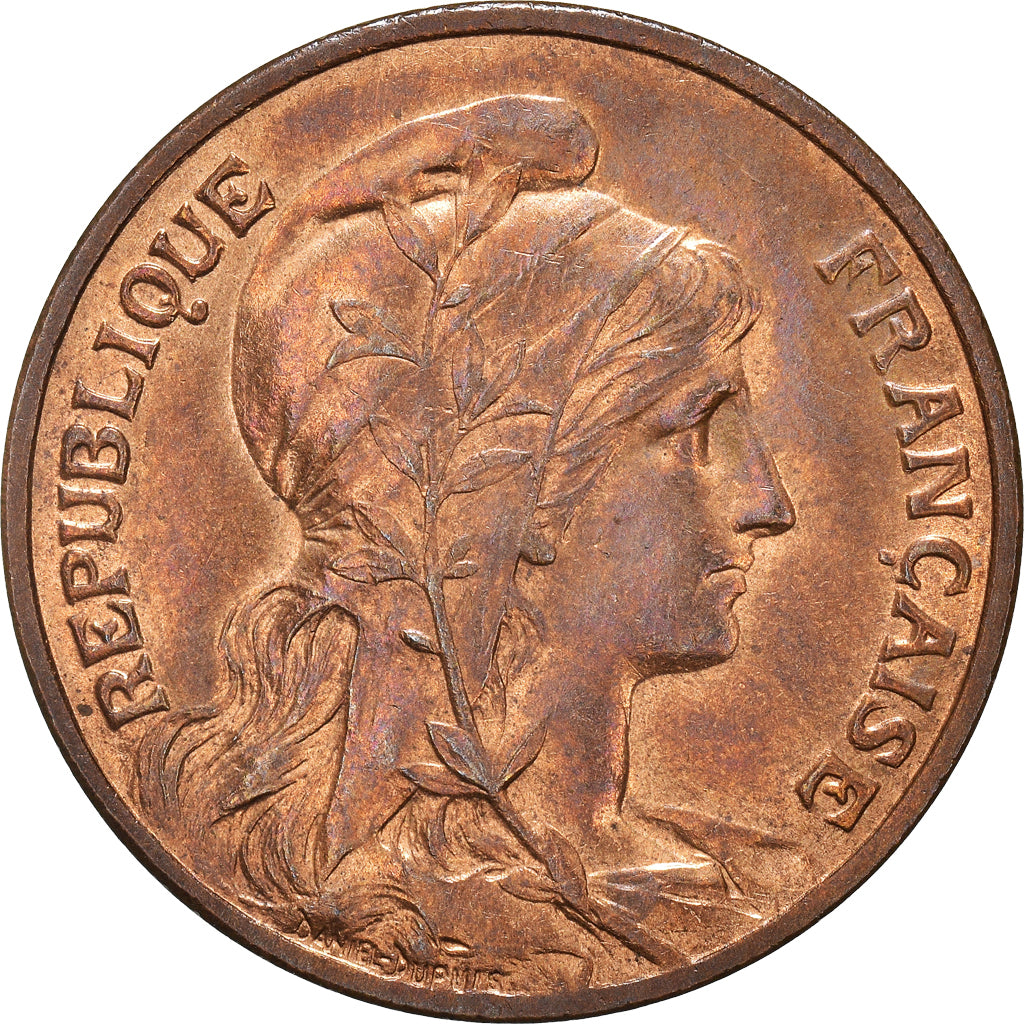 Monnaie, France, Dupuis, 10 Centimes, 1914, Paris, SUP+, Bronze, Gadoury:277