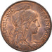 Moeda, França, Dupuis, 5 Centimes, 1917, Paris, MS(63), Bronze, KM:842