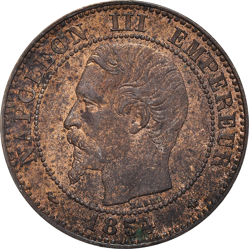 Coin, France, Napoleon III, Napoléon III, 2 Centimes, 1854, Strasbourg