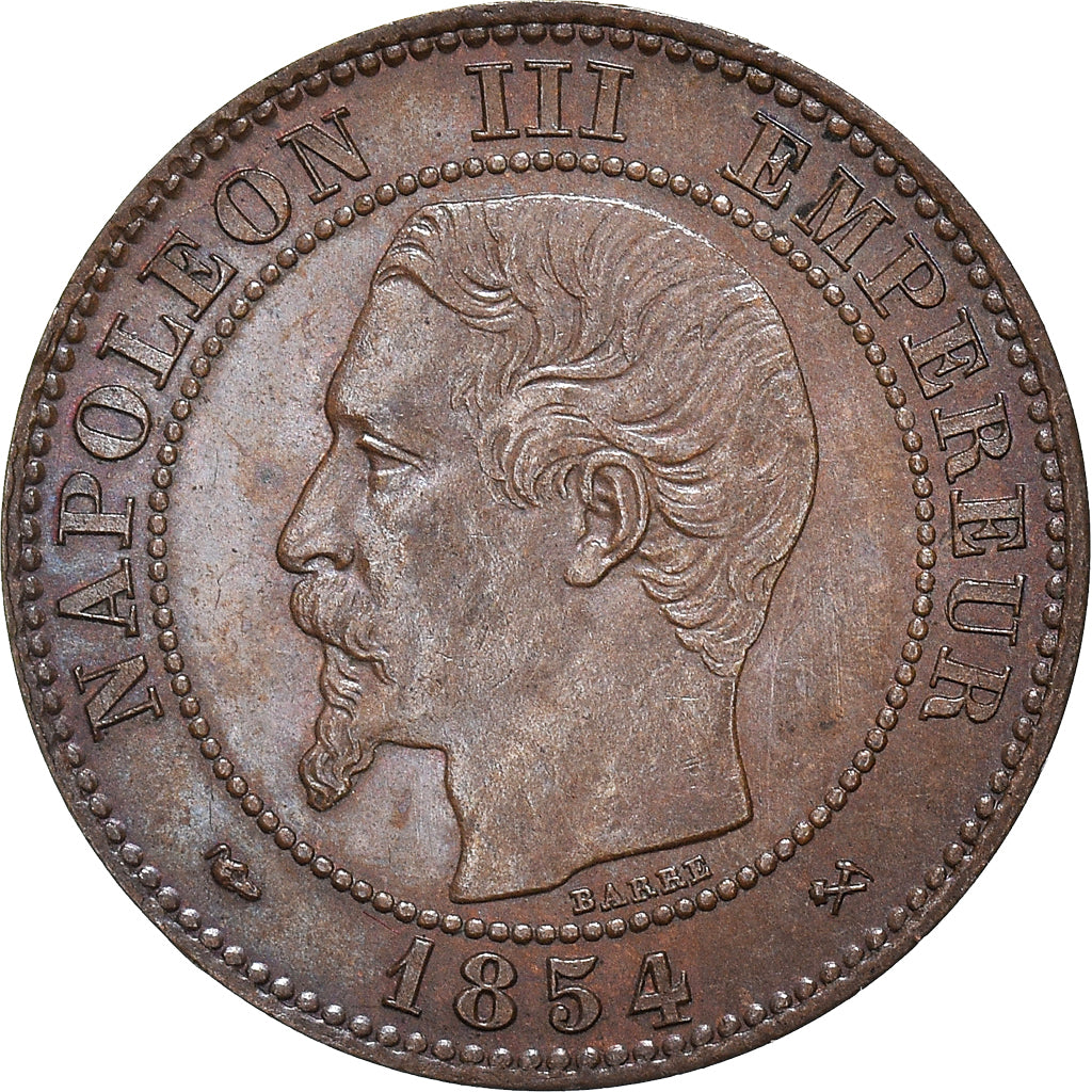 Monnaie, France, Napoleon III, Napoléon III, 2 Centimes, 1854, Rouen, TTB+