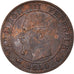 Moeda, França, Napoleon III, Napoléon III, Centime, 1854, Bordeaux, AU(55-58)