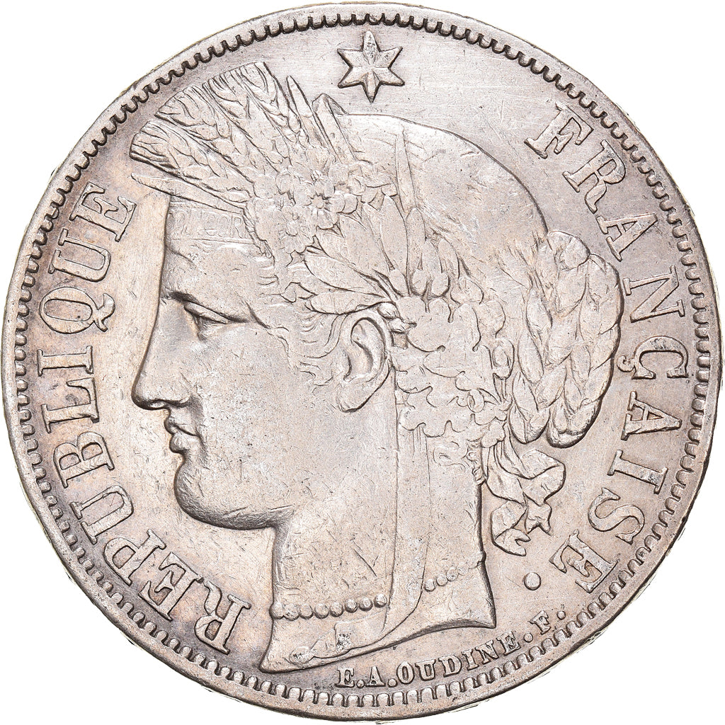 Monnaie, France, Cérès, 5 Francs, 1870, Paris, TTB, Argent, Gadoury:743
