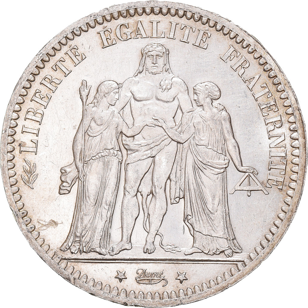 Coin, France, Hercule, 5 Francs, 1873, Paris, MS(60-62), Silver, KM:820.1