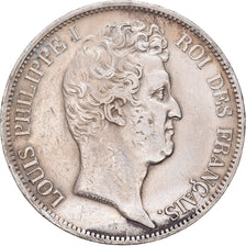 Coin, France, Louis-Philippe, 5 Francs, 1831, Paris, EF(40-45), Silver