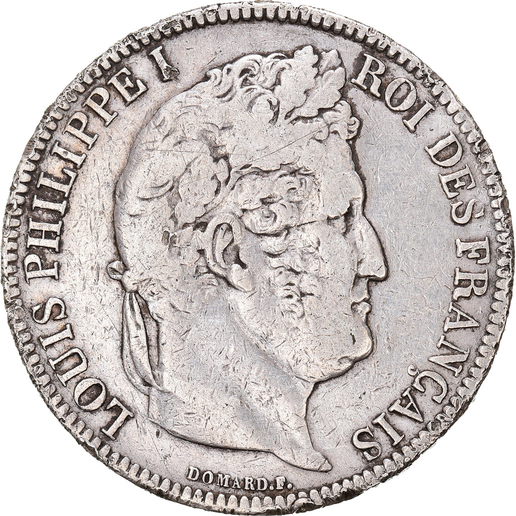 Monnaie, France, Louis-Philippe, 5 Francs, 1831, Rouen, TB+, Argent