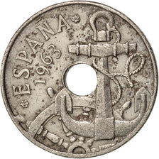 Münze, Spanien, Francisco Franco, caudillo, 50 Centimos, 1963, SS