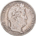 Moneta, Francia, Louis-Philippe, 5 Francs, 1838, Paris, MB+, Argento, KM:749.1