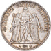 Munten, Frankrijk, Hercule, 5 Francs, 1874, Paris, ZF, Zilver, KM:820.1