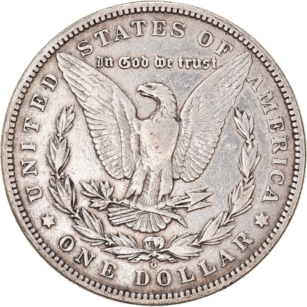 Coin, United States, Morgan Dollar, Dollar, 1880, U.S. Mint, New Orleans