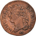 Munten, Frankrijk, Louis XVI, 1/2 Sol ou 1/2 sou, 1/2 Sol, 1790, Montpellier